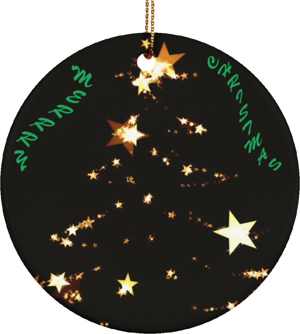 Ceramic Christmas Crafted Holiday White Tree Ornament - Christmas Day (1155x1155), Png Download