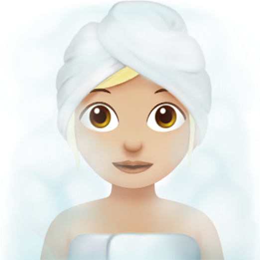 Person In Shower Emoji (571x571), Png Download
