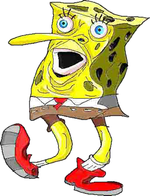 Png Source - Draw Spongebob (513x671), Png Download