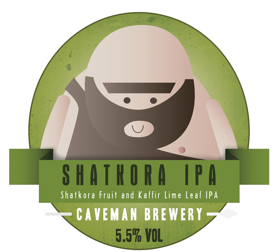 Caveman Keglabel 2016 Shatkoraipa - Caveman Brewery Beers (900x900), Png Download