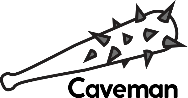 Caveman Inflatable Caveman Inflatable Caveman Inflatable - Caveman (600x313), Png Download