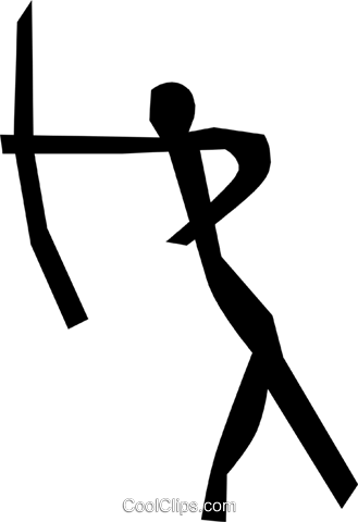 Hunter Royalty Free Vector Clip Art Illustration - Caveman Drawings (329x480), Png Download