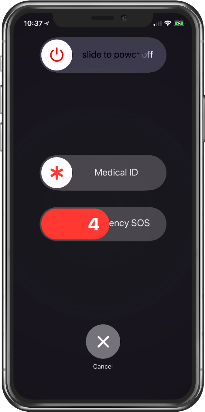 How To Use Emergency Sos On Your Iphone To Quickly - Iphone Sos (720x1417), Png Download