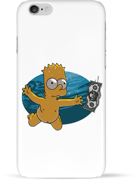 Case 3d Iphone 6 Bart Simpson By Lisartistaya - Bart Simpson (690x850), Png Download