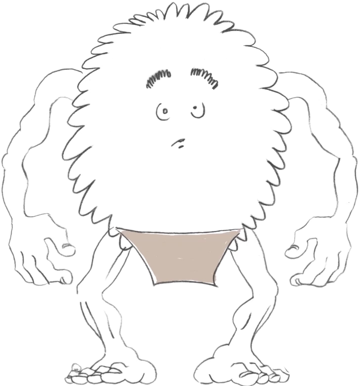 Caveman - Illustration (738x1044), Png Download