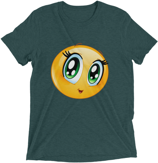Cute Manga Girl Emoji T Shirt - Gifts For Football Fans - Jj Watt - Texans - Nfl (600x600), Png Download