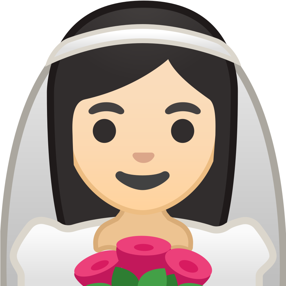 Download Svg Download Png - Emoji Mariée (1024x1024), Png Download