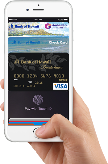 Apple Pay Is Coming To Bank Of Hawai`i Debit Card Holders - Apple Pay On Mcdonald's App (465x540), Png Download