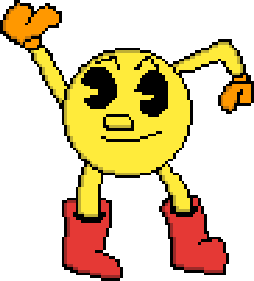 Pac Man Sketch - Pac-man (1170x1080), Png Download