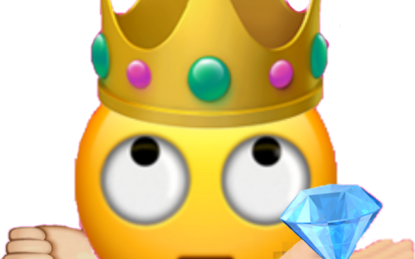 Emoji Queen Girls Girl Tiara Diamond Best Me Boy Boys - Emojis Do Iphone Em Png (1368x855), Png Download