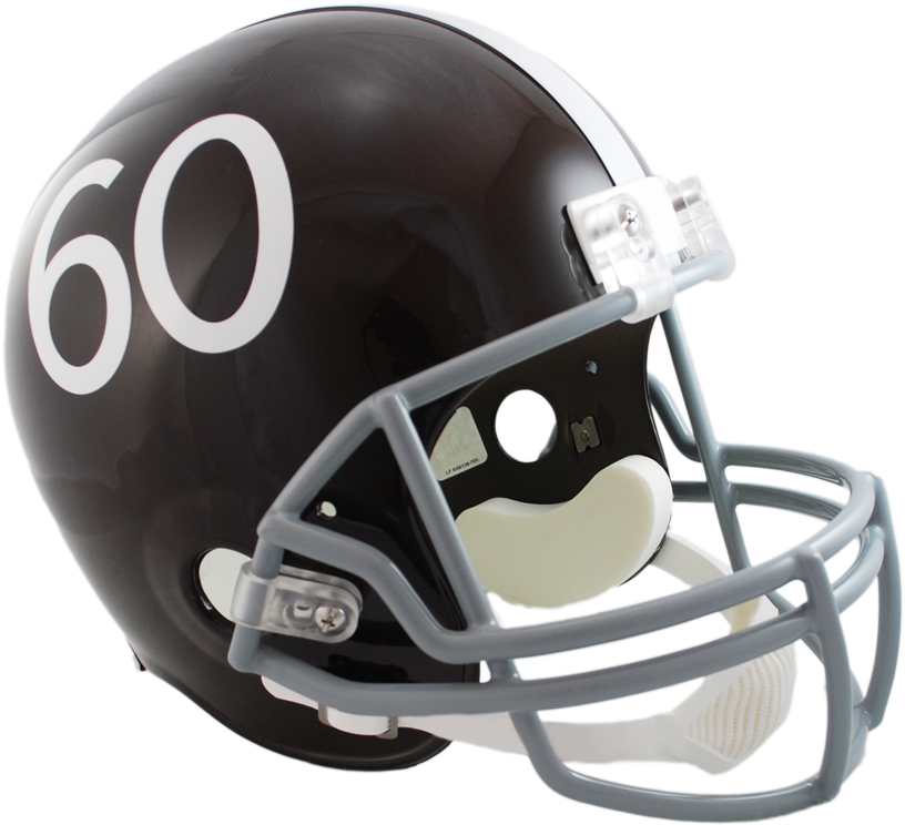 Denver Broncos Throwback 1960 To 1961 Full Size Deluxe - 1980s Ny Giants Helmet (475x429), Png Download