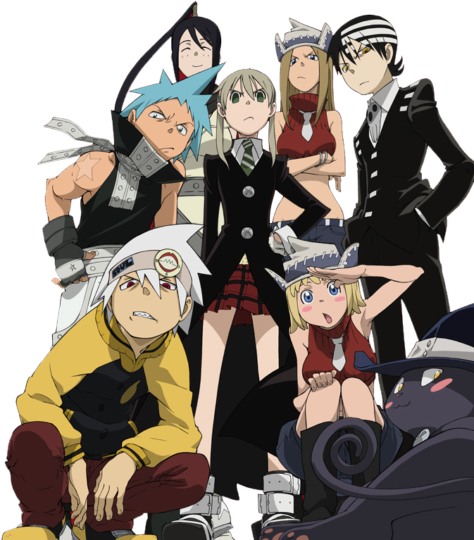 Soul Eater - Soul Eater Group (684x838), Png Download