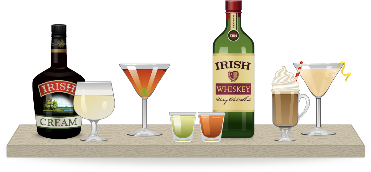 Beyond Green Beer - Cocktail (1200x600), Png Download