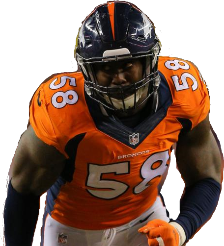 Von Miller (456x502), Png Download