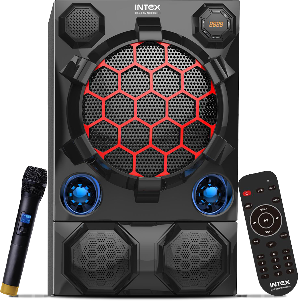 Exuberant Dj Lights Add On To The Party Feel And Enriches - Intex Dj 18000 Sufb Price (1040x1053), Png Download