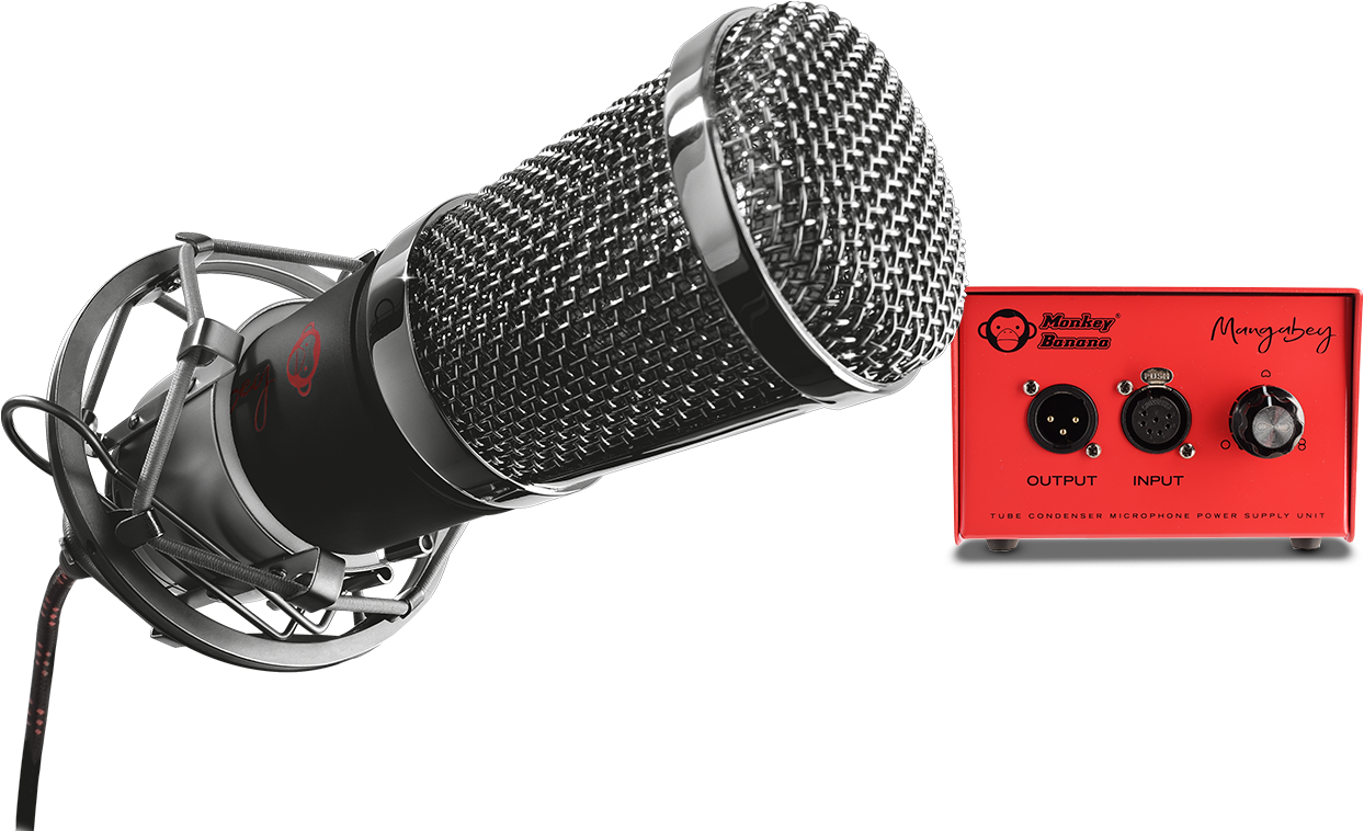 Mangabey Tube Condenser Microphone - Monkey Bananas (1920x813), Png Download
