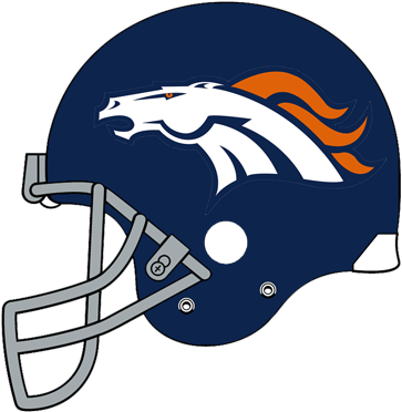 Denver Broncos - Denver Broncos Helmet 21" Supershape Foil Balloon (375x375), Png Download