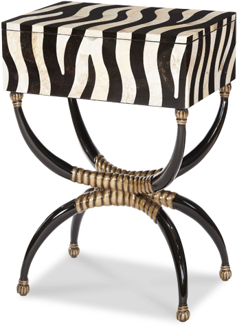 Acf Act Dakr - Aico Furniture By Michael Amini Furniture Zebra Box (600x510), Png Download