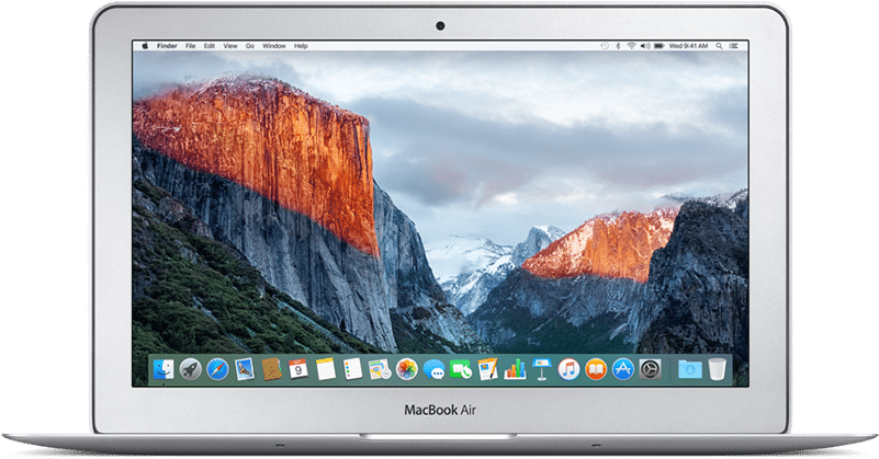 Png Library Download Air Solutions Inc - Macbook Air 11 El Capitan (1000x1000), Png Download