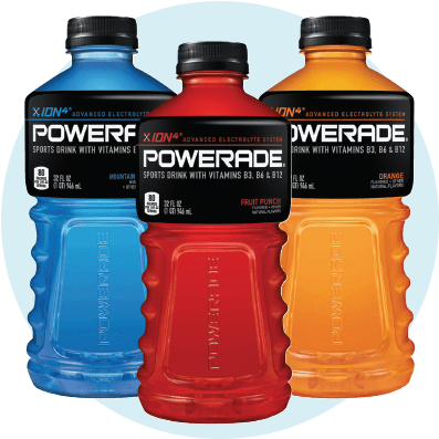 Powerade Club Product Showcase - Powerade, Grape, 32 Oz By Powerade (450x450), Png Download