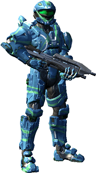 Spartan Model - Agent Washington Halo 4 (320x634), Png Download