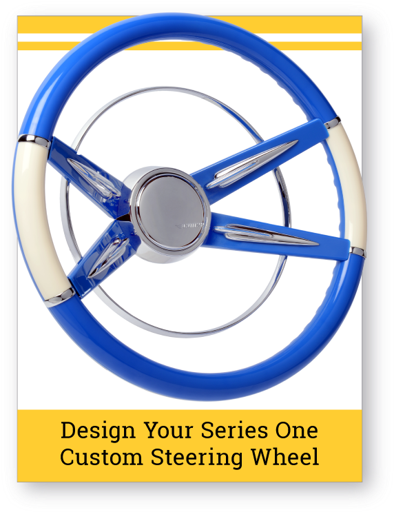 Series One Custom Steering Wheel Builder - Steering Wheel (600x760), Png Download