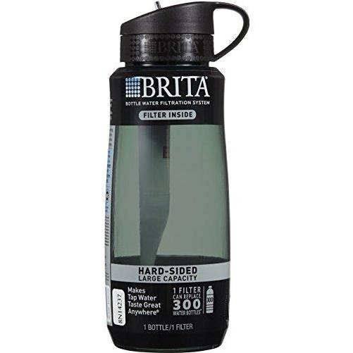 Auction - Brita - Hard Sided Water Filter Bottle White - 34 Oz. (1000x1000), Png Download