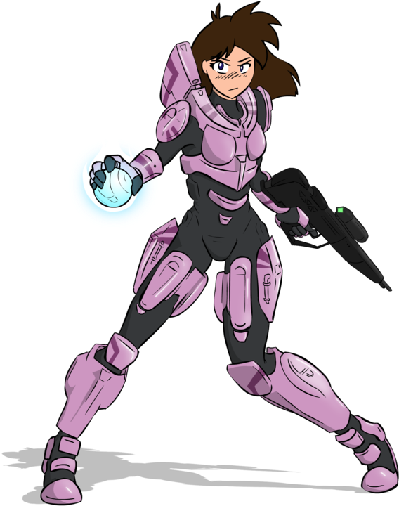 Hart As Halo Spartan-iv By Tokyohart On Deviantart - Halo Spartans 4 (786x1017), Png Download