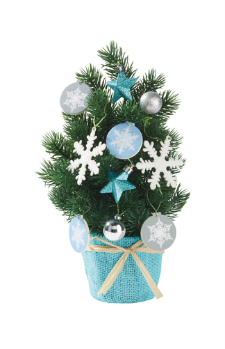 Mini Christmas Tree, Blue - Christmas Tree Lidl (500x500), Png Download