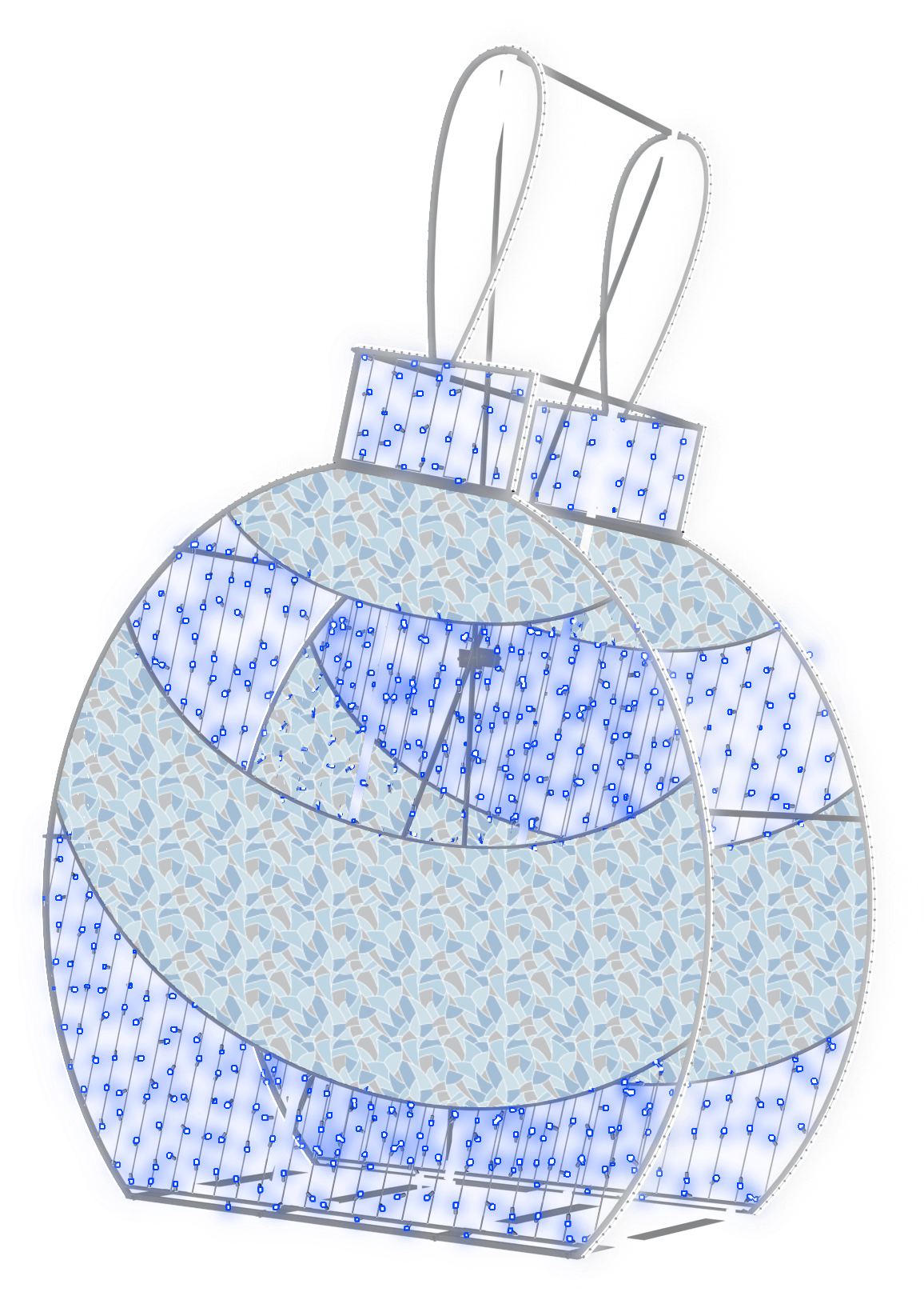 2d/3d Enchanted Blue Ornament Pattern Free Transparent PNG Download