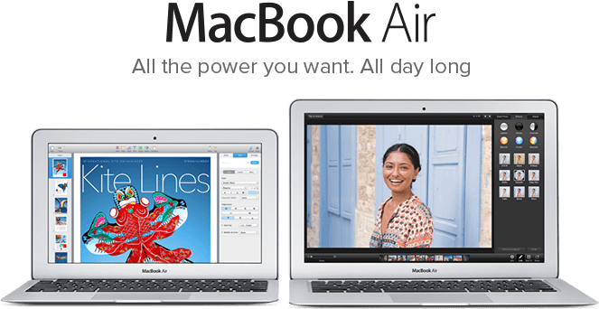 Apple Macbook Air Banner (1140x460), Png Download