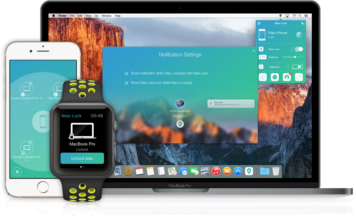 Near Lock Is Available For Your Iphone, Ipad, Mac And - Apple 12" Macbook 5lh72ll/a, 8gb Memory, 256gb Ssd (1208x718), Png Download