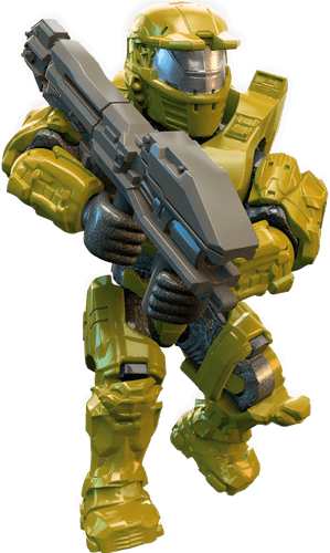 Spartan Mark Iv - Mega Construx Halo Buildable Playset (299x500), Png Download