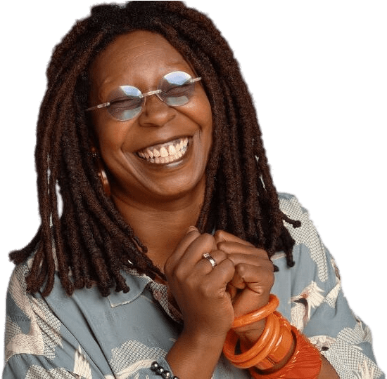 Whoopi Goldberg Laughing - Whoopi Goldberg (700x539), Png Download