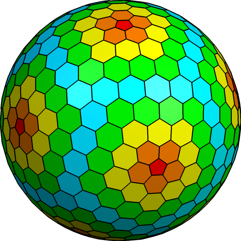 240 × 240 Pixels - Goldberg Polyhedron (768x768), Png Download