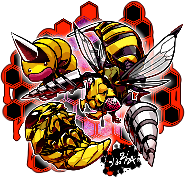 Weedle, Kakuna, And Beedrill - Pokémon (614x592), Png Download