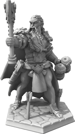 Hardwon Surefoot - Figurine (1366x580), Png Download
