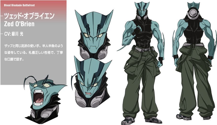 Zed Design - Zed Kekkai Sensen (1000x562), Png Download