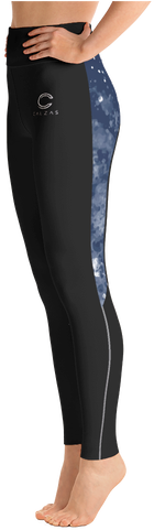 Watercolor Droplets Yoga Leggings - Body Under Construction Leggings (500x500), Png Download