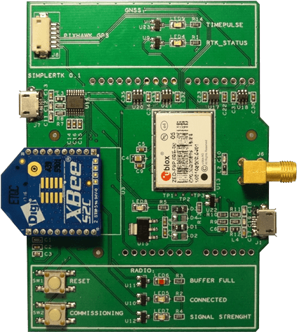 Product Update Simplertk2b - Xbee S2c Zigbee S2c Low-power Module, With Wire Antenna (432x480), Png Download