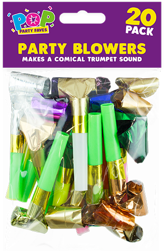 Party Blowers - 20 Pack - Party Horn (800x620), Png Download