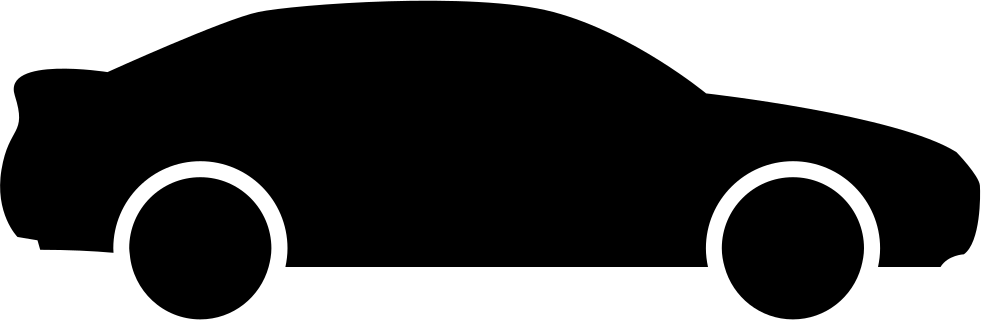 Commercial Car Side View Silhouette - Honda Civic Clipart (981x320), Png Download