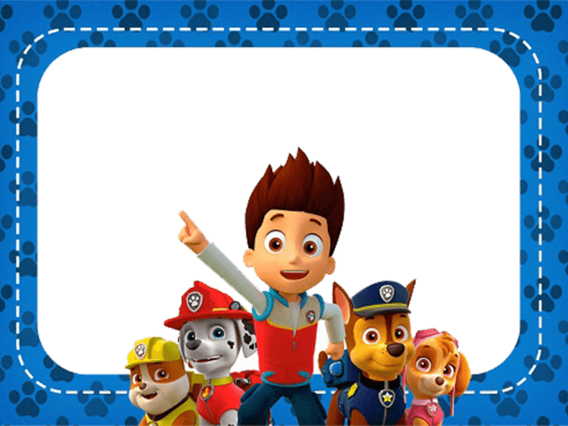 Marco De Foto Patrulla Canina - Marcos De Fotos De La Patrulla Canina (800x600), Png Download