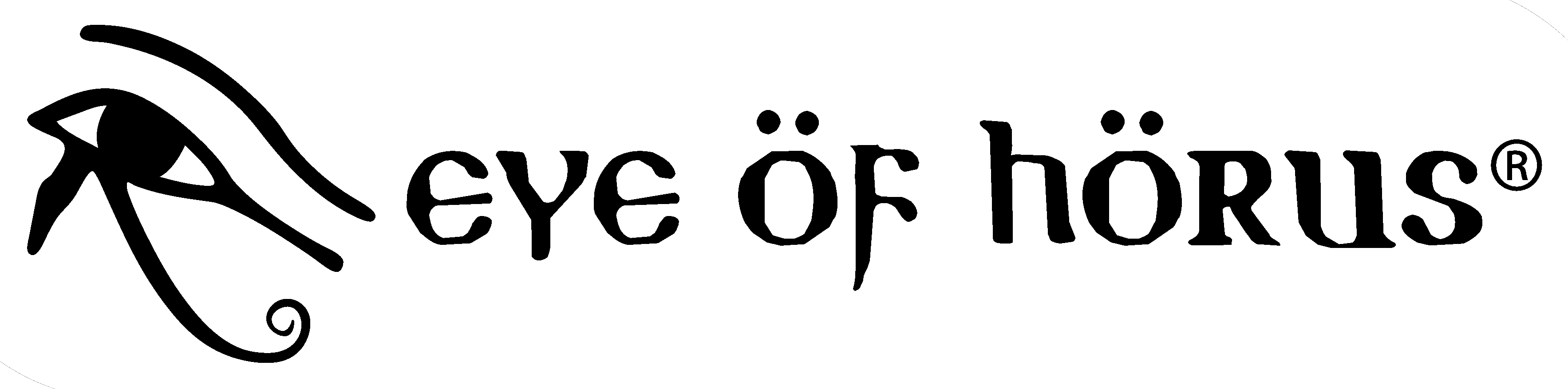 Eye Of Horus Cosmetics - Eye Of Horus Logo (3533x877), Png Download