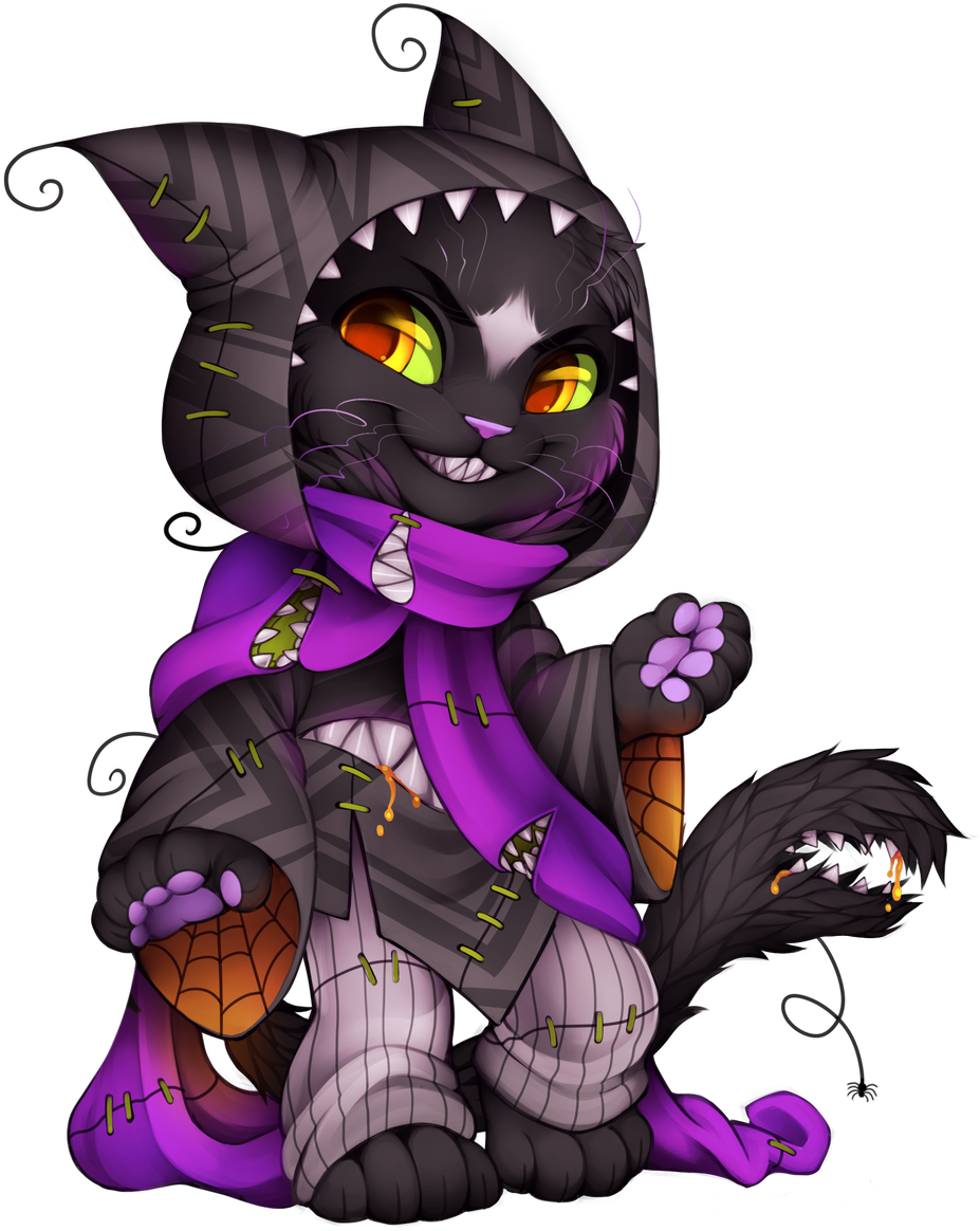 Furvilla On Twitter - Halloween Purple Png (1104x1200), Png Download