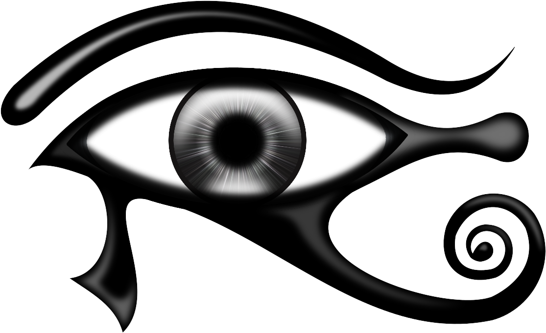 Ojo De Horus By Deiby Ybied-d4ygp4u - Egyptian Eye (1132x698), Png Download