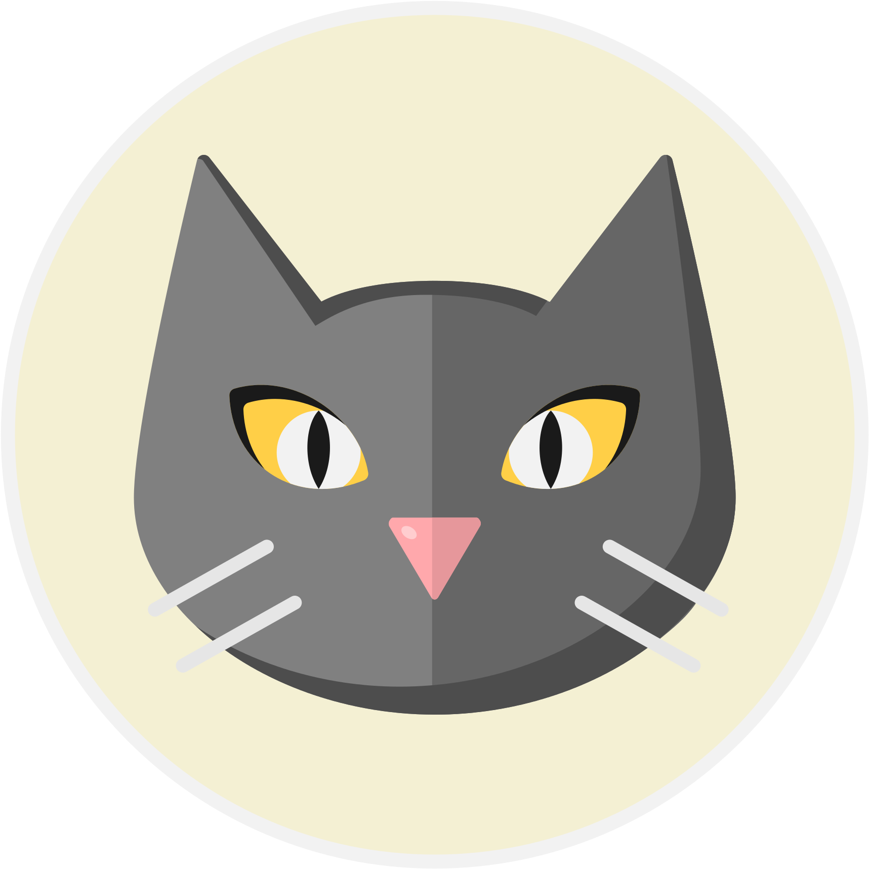 Open - Cat (2000x2000), Png Download