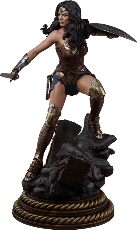 Batman V Superman - Sideshow Wonder Woman Premium Format Figure (dawn (479x800), Png Download