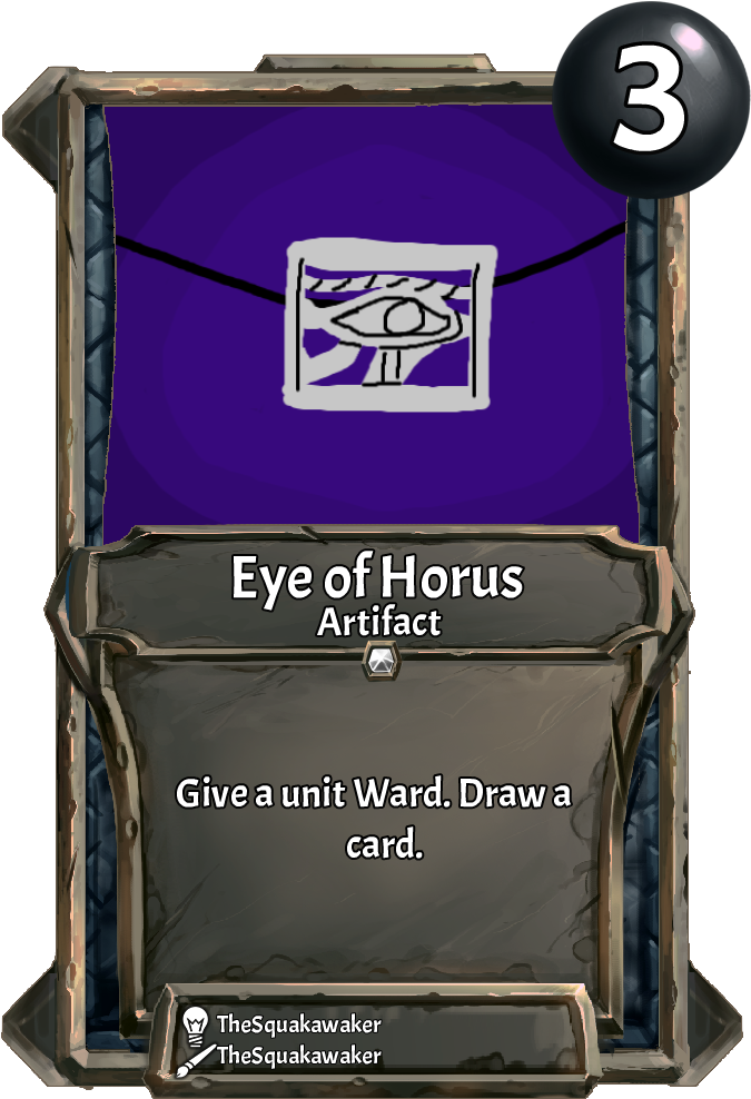 [card] Eye Of Horusweek - Parallel (700x1041), Png Download