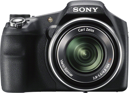 Click Here To Read The Sony Cyber-shot Hx200v Review - Sony Cyber-shot Dsc-hx200v - Digital Camera - Compact (440x317), Png Download
